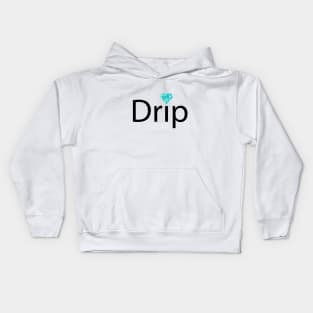 Drip being drippy artsy Kids Hoodie